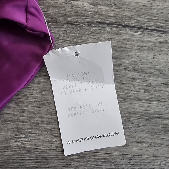 Fused Hawaii purple bikini bottom women's size small - Picture 4 of 5